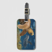 Zeeen schildpadden in het Bagagelabel Habitat (Voorkant (verticaal))