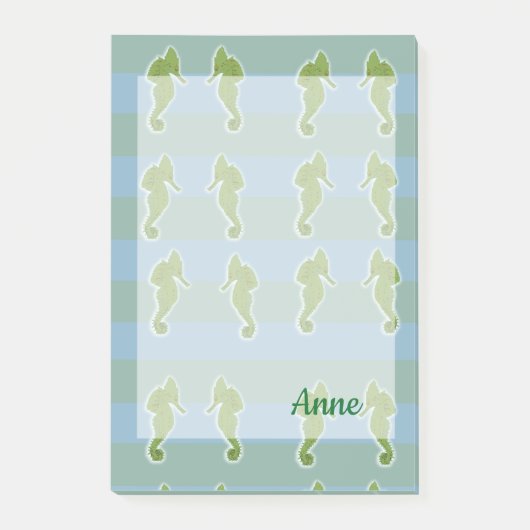 Zeeen, Seahorse gepersonaliseerde Post-it notities Post-it® Notes (Voorkant)