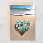 Zeeen sereniteit feestdagenkaart (Voorkant / Achterkant)