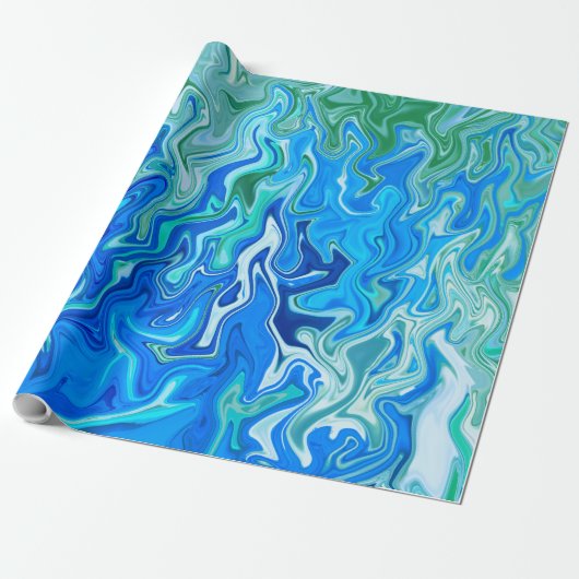 Zeeen stromen..... cadeaupapier (Uitgerold)