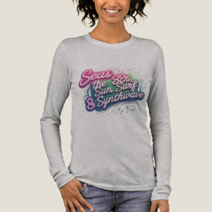 Zeeen uit de jaren 80 – Neon Pastel Synthwave Brus Tri-Blend Shirt