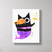 Zeeen van de dag - Mini Canvas (Voorkant)