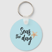 Zeeen van de dag Starfish Beach Sleutelhanger (Voorkant)