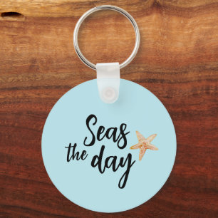 Zeeen van de dag Starfish Beach Sleutelhanger