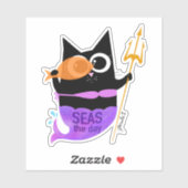 Zeeen van de dag - Wanda de Kat Sticker (Vel)