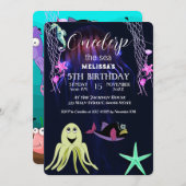 Zeeen van de waterverf kaart (Voorkant / Achterkant)