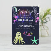 Zeeen van de waterverf kaart (Staand voorkant)