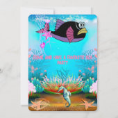 Zeeen van de waterverf kaart (Achterkant)