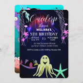 Zeeen van de waterverf kaart (Voorkant / Achterkant)