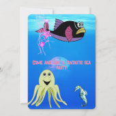 Zeeen van de waterverf kaart (Achterkant)