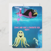 Zeeen van de waterverf kaart (Achterkant)