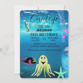 Zeeen van de waterverf kaart