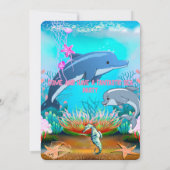 Zeeen van de waterverf kaart (Achterkant)