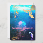 Zeeen van de waterverf kaart (Achterkant)