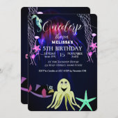 Zeeen van de waterverf kaart (Voorkant / Achterkant)