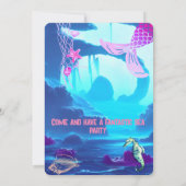 Zeeen van de waterverf kaart (Achterkant)