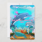 Zeeen van de waterverf kaart (Achterkant)