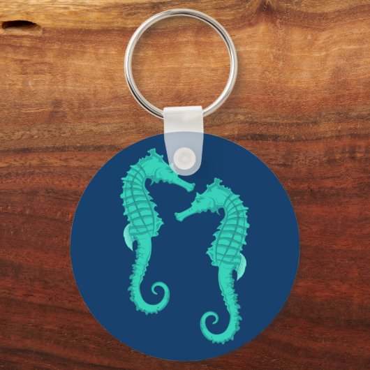 Zeeen van Seepferdchen Sleutelhanger (Voorkant)