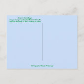 Zeeen van tropische kustvis in Greetings Holiday Briefkaart (Achterkant)