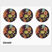 Zeeen vierkant achtervoegsel Stickers (Vel)