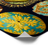 Zeeen vierkant, Ernst Haeckel Fine Art Poster (Hoek)