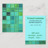 Zeeen Visitekaartjes van glas ~ onverwoestbaar, aa (Voorkant / Achterkant)