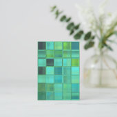 Zeeen Visitekaartjes van glas ~ onverwoestbaar, aa (Staand voorkant)