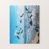 Zeeen vogels legpuzzel (Verticaal)