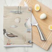 Zeeen vogels theedoek (Quarter Fold)