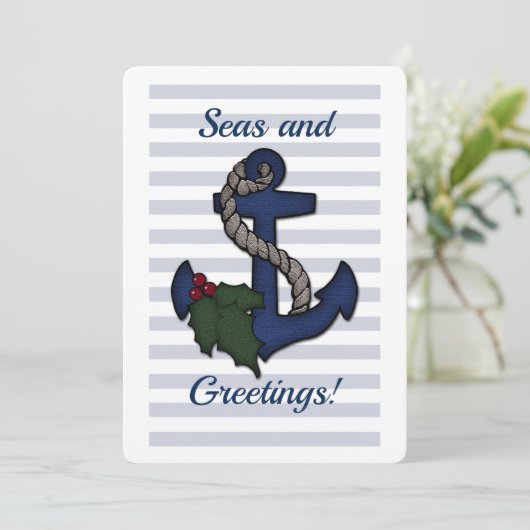 Zeeen voor scheepsankerplaatsen en feestdagen (Staand voorkant)