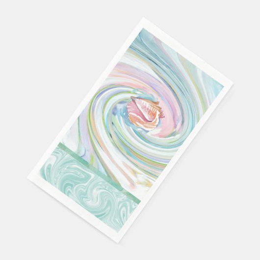 Zeeen wervelschaal servet (Hoek)