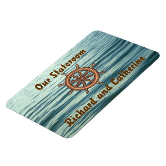 Zeeen wiel stateroom deurmarkering magneet (Linkerzijde)