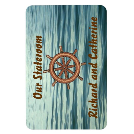 Zeeen wiel stateroom deurmarkering magneet (Verticaal)