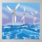 Zeeen windturbines poster (Voorkant)