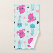 Zeeen, Zee, octopus, kwallen, harten Bad Handdoek (Handdoek)