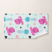 Zeeen, Zee, octopus, kwallen, harten Bad Handdoek (Handdoek)