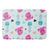 Zeeen, Zee, octopus, kwallen, harten Badmat (Voorkant)