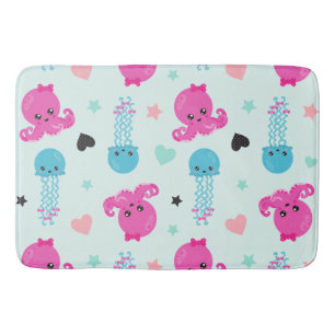 Zeeen, Zee, octopus, kwallen, harten Badmat