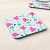 Zeeen, Zee, octopus, kwallen, harten Bier Onderzetter (Linkerzijde)