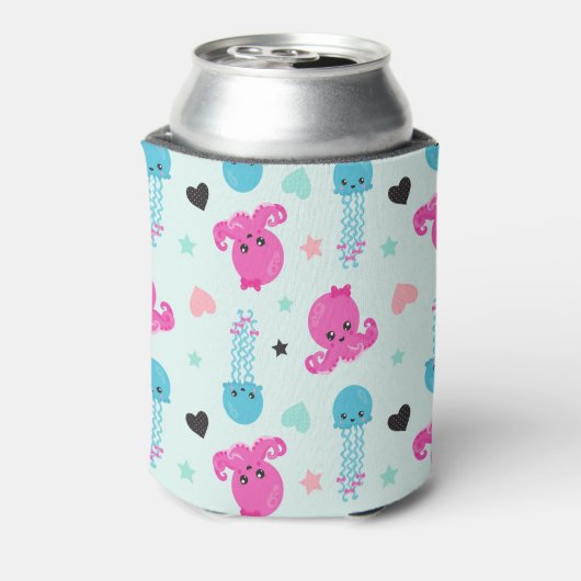 Zeeen, Zee, octopus, kwallen, harten Blikjeskoeler (Blikje Achterkant)