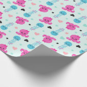 Zeeen, Zee, octopus, kwallen, harten Cadeaupapier (Hoek)