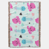 Zeeen, Zee, octopus, kwallen, harten Deken (Voorkant Verticaal)