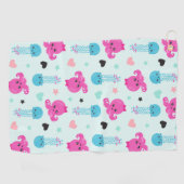 Zeeen, Zee, octopus, kwallen, harten Golfhanddoek (Horizontaal)