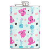 Zeeen, Zee, octopus, kwallen, harten Heupfles (Voorkant)