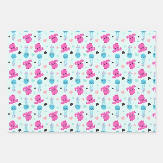 Zeeen, Zee, octopus, kwallen, harten Inpakpapier Vel (Voorkant 2)