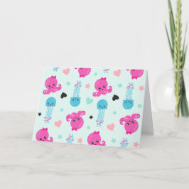 Zeeen, Zee, octopus, kwallen, harten Kaart