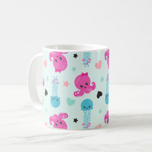 Zeeen, Zee, octopus, kwallen, harten Koffiemok