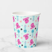 Zeeen, Zee, octopus, kwallen, harten Papieren Bekers (Achterkant)