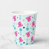 Zeeen, Zee, octopus, kwallen, harten Papieren Bekers (Links)