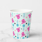 Zeeen, Zee, octopus, kwallen, harten Papieren Bekers (Rechts)